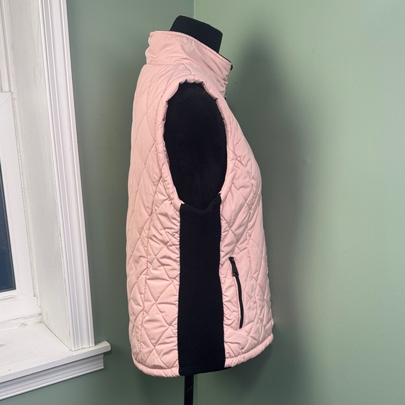 Workshop Republic Clothing Blush Pink Quilted Vest large - Picture 6 of 9